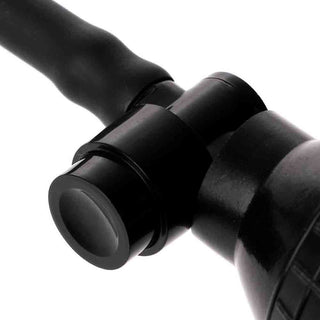 Seamless black silicone expansion plug made from medical-grade, phthalate-free material