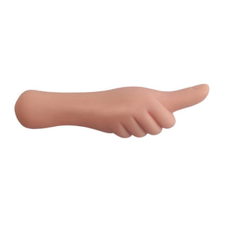 Thumbs Up Hand Vibrator featuring four folded fingers and a protruding thumb for pleasure