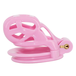 Check out an image of the Pastel Pink Cobra Cage showcasing its ideal fit and comfortable design.