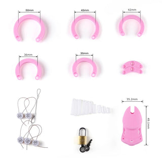 Candy-Coloured Soft Silicone Cage