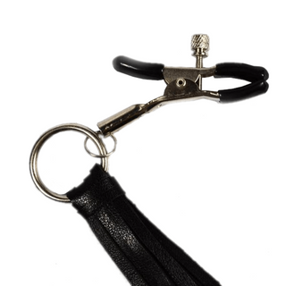 Featuring an image of Clamps With Black Tassel, ideal for short-term use for unprecedented pleasure.