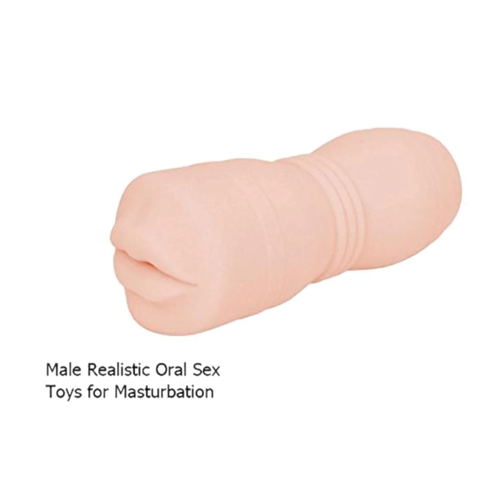The width/diameter of the Deepthroat Sucker Realistic Male Stroker Blowjob Toy: 2.50 inches.