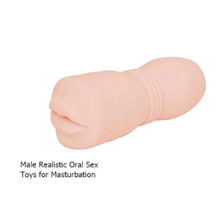 The width/diameter of the Deepthroat Sucker Realistic Male Stroker Blowjob Toy: 2.50 inches.