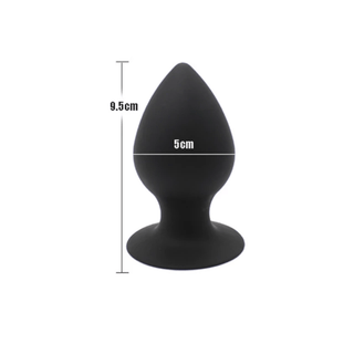 Take a look at an image of Black Chunky Silicone Butt Toy 2.95 to 4.92 inches long, ready to unlock a world of pleasure and satisfaction.