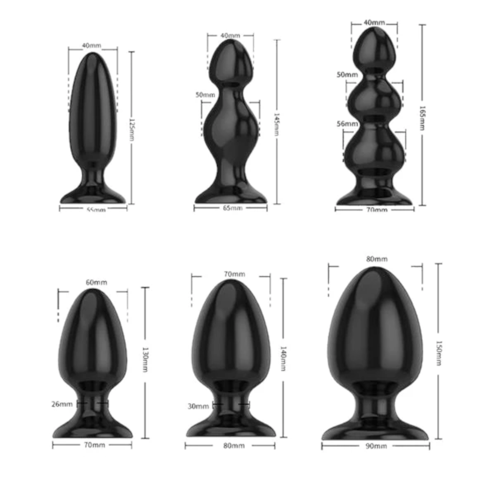 Premium silicone butt trainer in black for safe and pleasurable experiences.