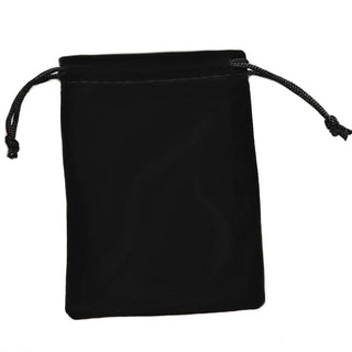 This is an image of Felt Cage Storage Pouch 10 Pieces in black color with a compact design for discreet storage.