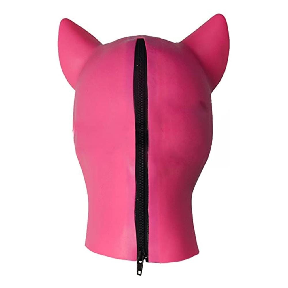 Animal Fetish Latex Pig Mask