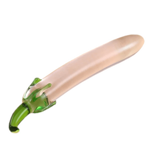 Heat-responsive glass dildo for extra warmth or chilling sensations.