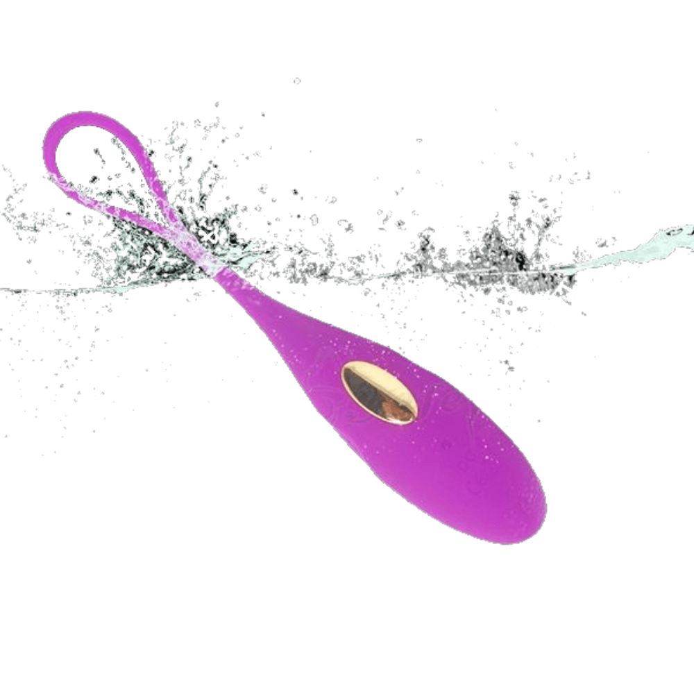 A detailed image showing the USB rechargeable feature of the Kegel Balls.