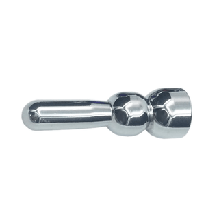 Here is an image of Short Jewelled Penis Plug highlighting the urethral stimulation design