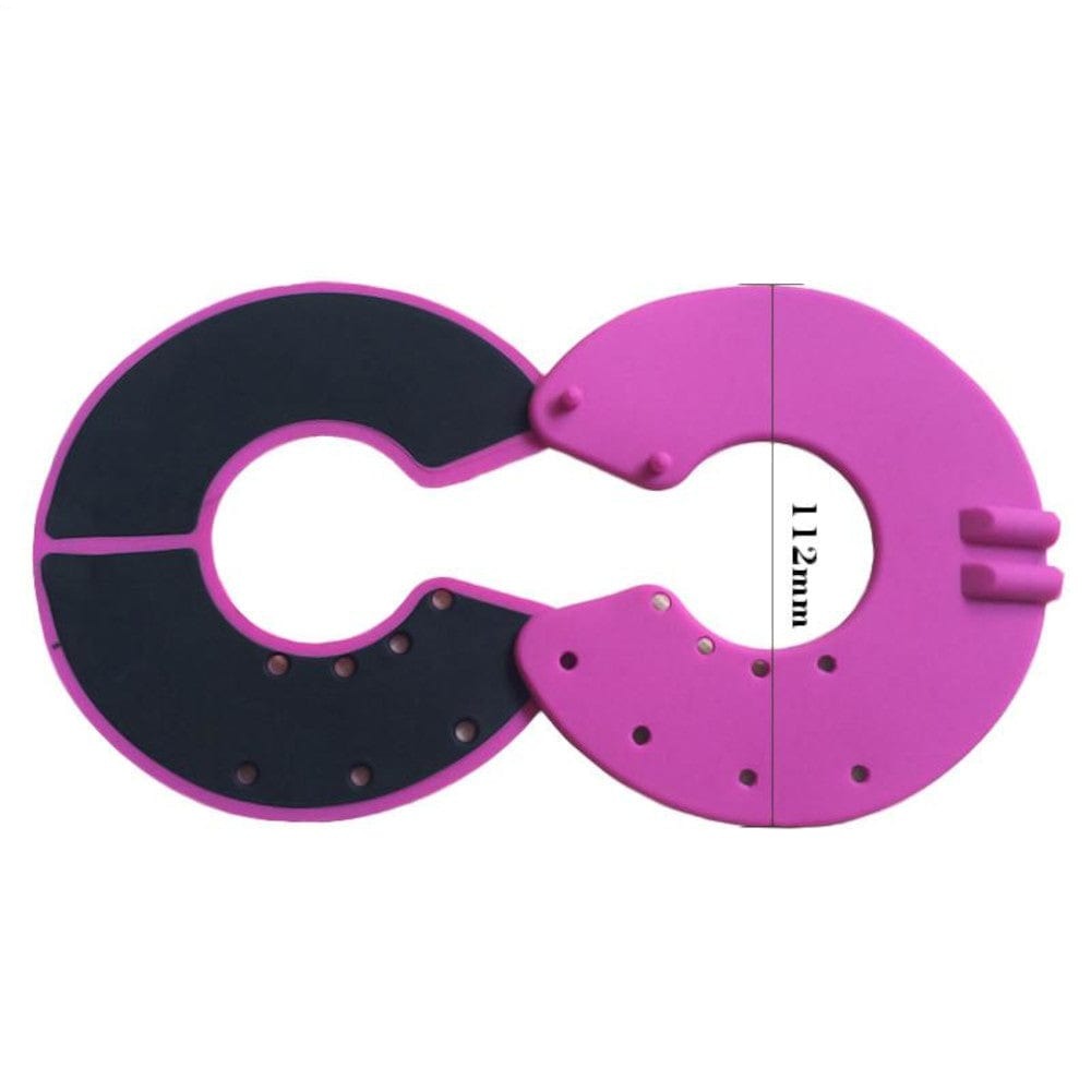 Displaying an image of the Electro Clamps type Intensified Vibrating Nipple Shocker Set featuring a nipple pad diameter of 4.41.