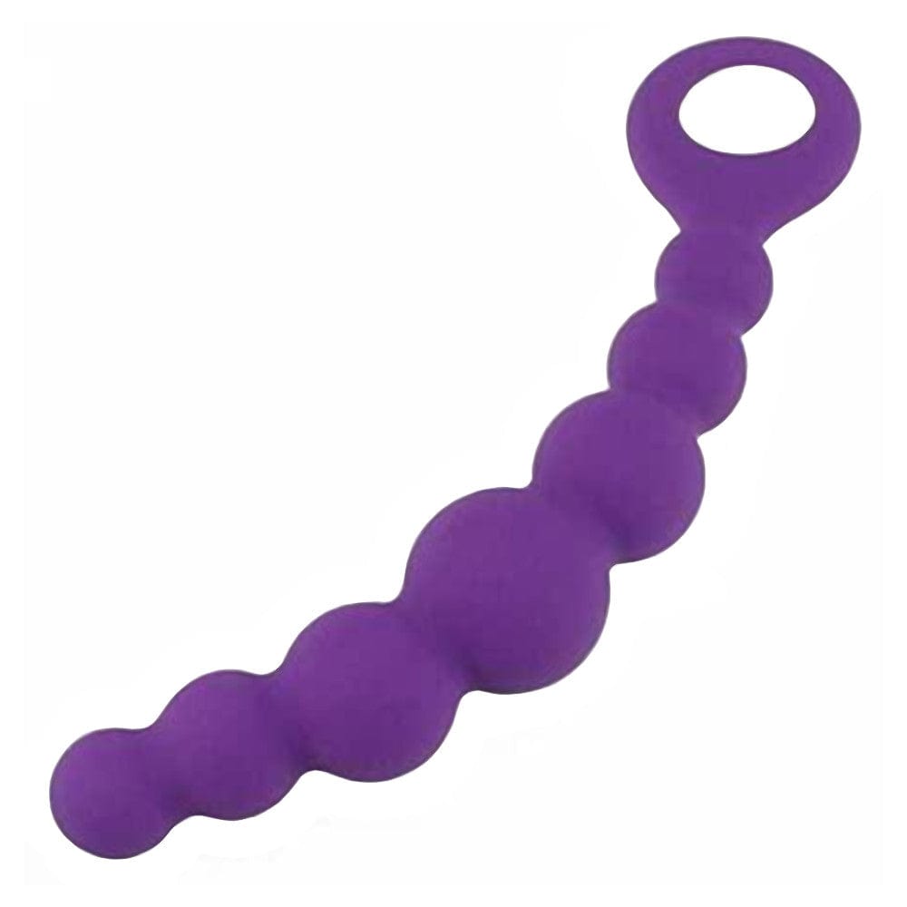 Purple Silicone Anal Beads offering a world of unexplored sensations and pleasure for intimate play.
