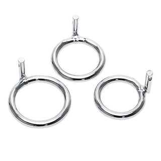 What you see is an image of Accessory Ring for Rope-Styled Metal Device with diameters of 40 mm, 45 mm, and 50 mm for a perfect fit.
