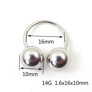 Silver PA Piercing Jewelry with non-porous, hypoallergenic material for unforgettable experiences.