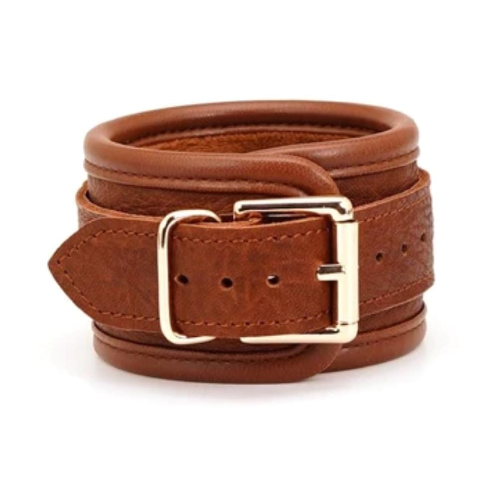 Vintage Leather Bondage Bed Restraints Strap for Ankle