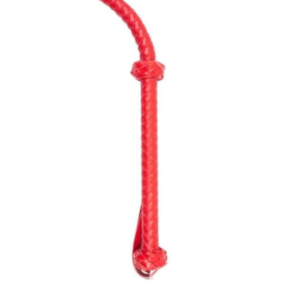 Take a look at an image of the Sadistic Heart Sex Whip, made from safe and durable PU leather material, easy to clean and maintain for long-lasting pleasure.