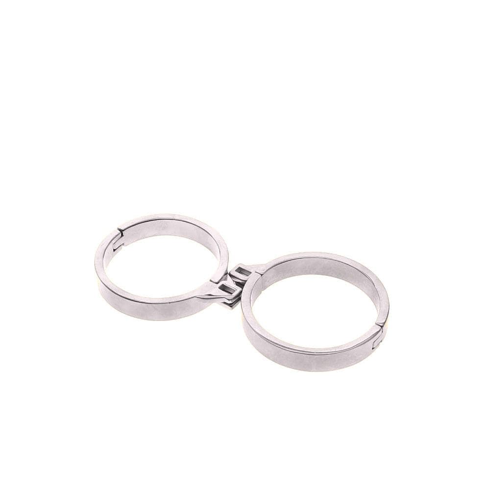 Metal rings for cock cages in various sizes for a customized fit.