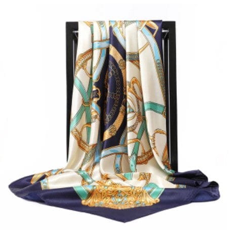 Take a look at an image of a chic scarf gag for wild escapades.