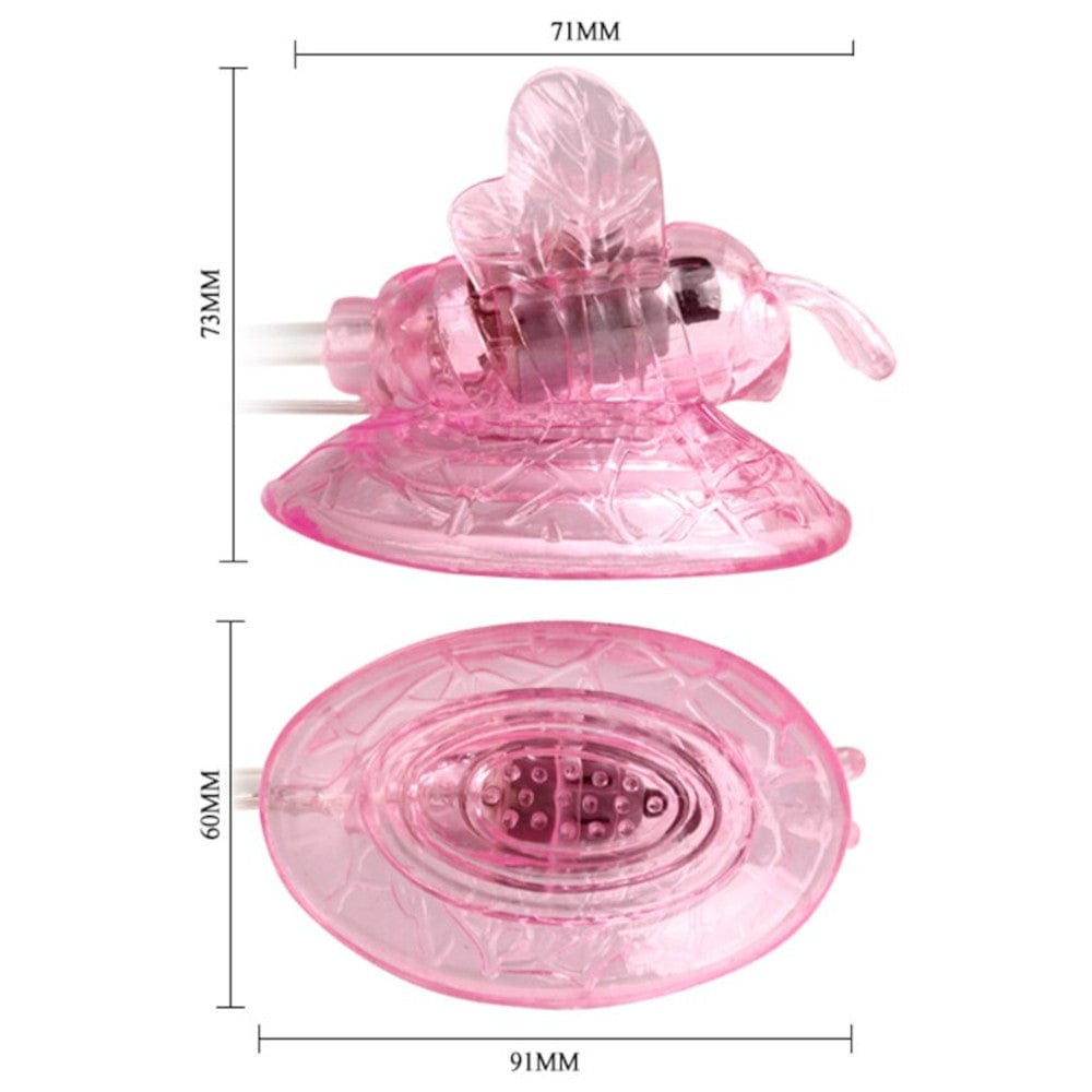 Pink Butterfly Suction Clit Pump for sensual exploration.