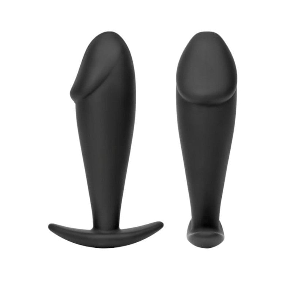 Displaying an image of Cute Black Dick Beginner Plug 3.94 Inches Long Kit perfect for injecting excitement into your daily routine.