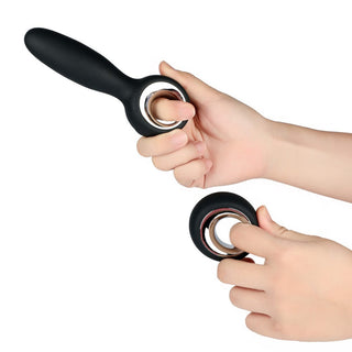 Butt plug with remote control for easy access to twelve vibration settings