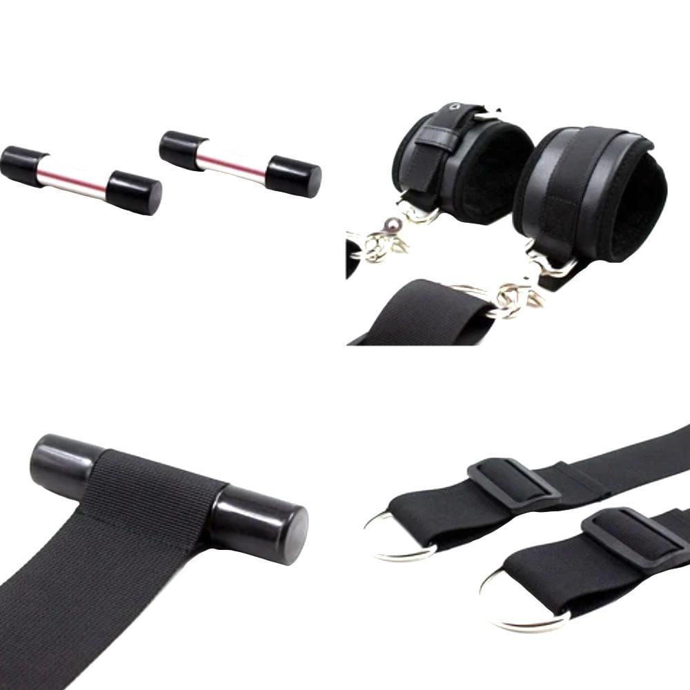 Experience new dimensions of pleasure with Hand Restraints Sling Door Sex Swing made of body-safe materials for comfort.
