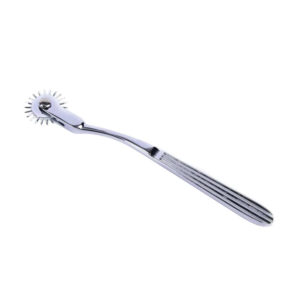 This is an image of the Handheld Wartenberg Spiky Medical Pinwheel, ready to revolutionize sensory exploration in intimate play.