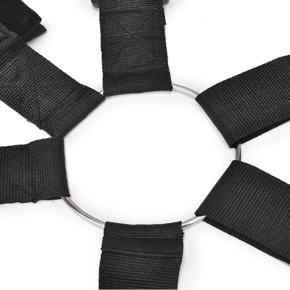 Leg-Spreading Body Harness Sex Sling with a maximum load-bearing capacity for stability.