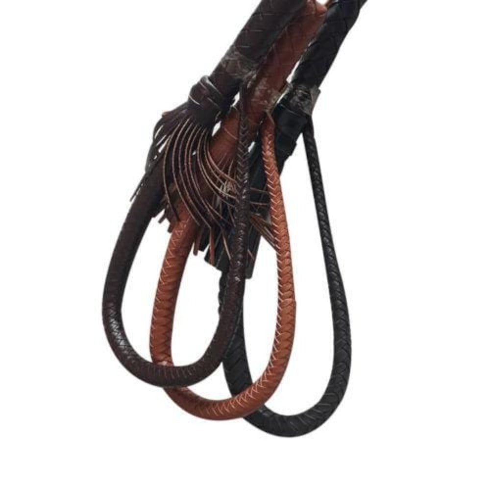 In the photograph, you can see an image of Genuine Leather Bondage Whip, a luxury tool for channeling inner desires.