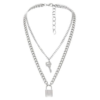 Elegant Lock and Key Necklace, crafted with precision and attention to detail, offering a blend of style, comfort, and quality.