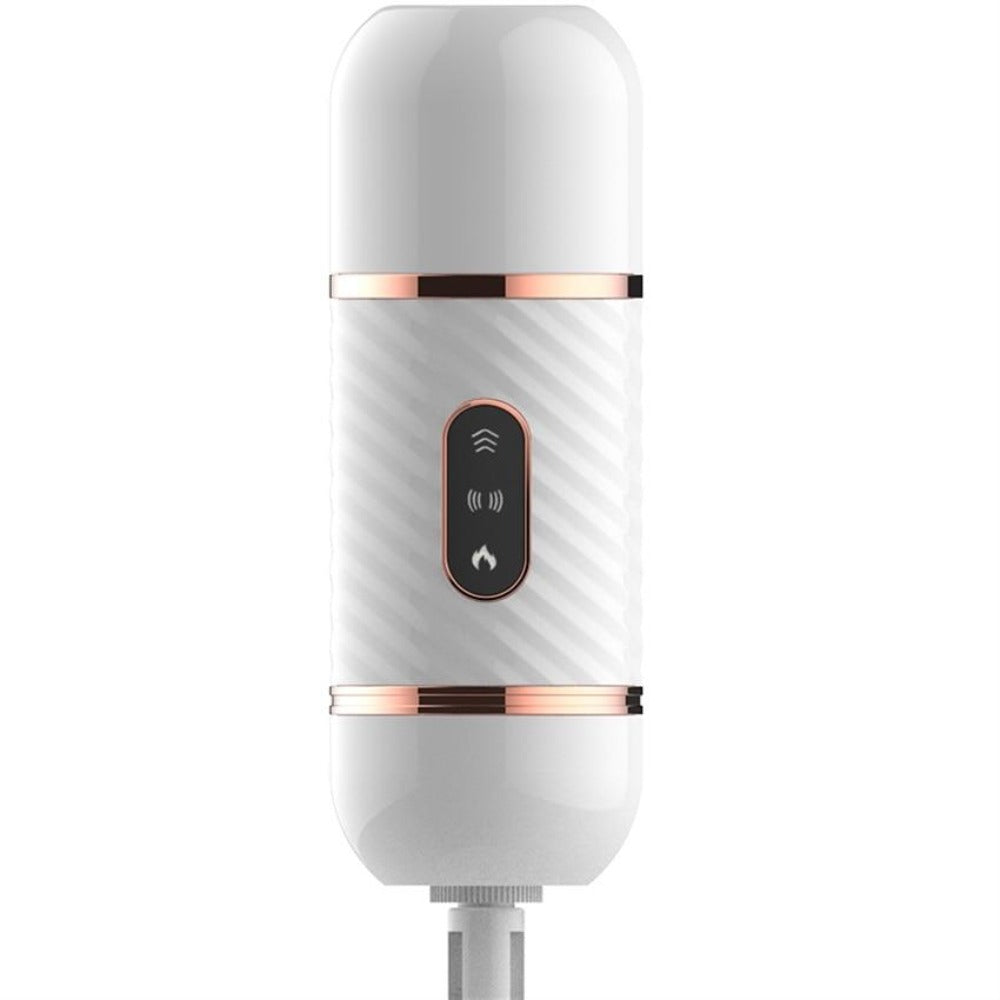 This is an image of the Magical Orgasm Automatic Dildo Sex Machine designed for solo exploration or couple play.