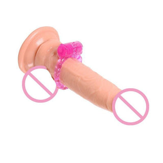 Pictured here is an image of Pink Beaded Ring | Durable and Powerful Vibrating Ring providing euphoric sensations and intense orgasms.