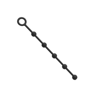 Check out an image of Black Silicone Lesbian Anal Beads, designed with intricate details to stimulate and awaken every nerve for heightened pleasure.