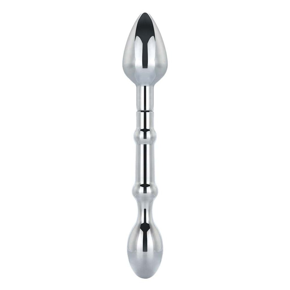 Featuring an image of Dual Tip Dilator Couple Anal Beads for shared pleasure and exploration