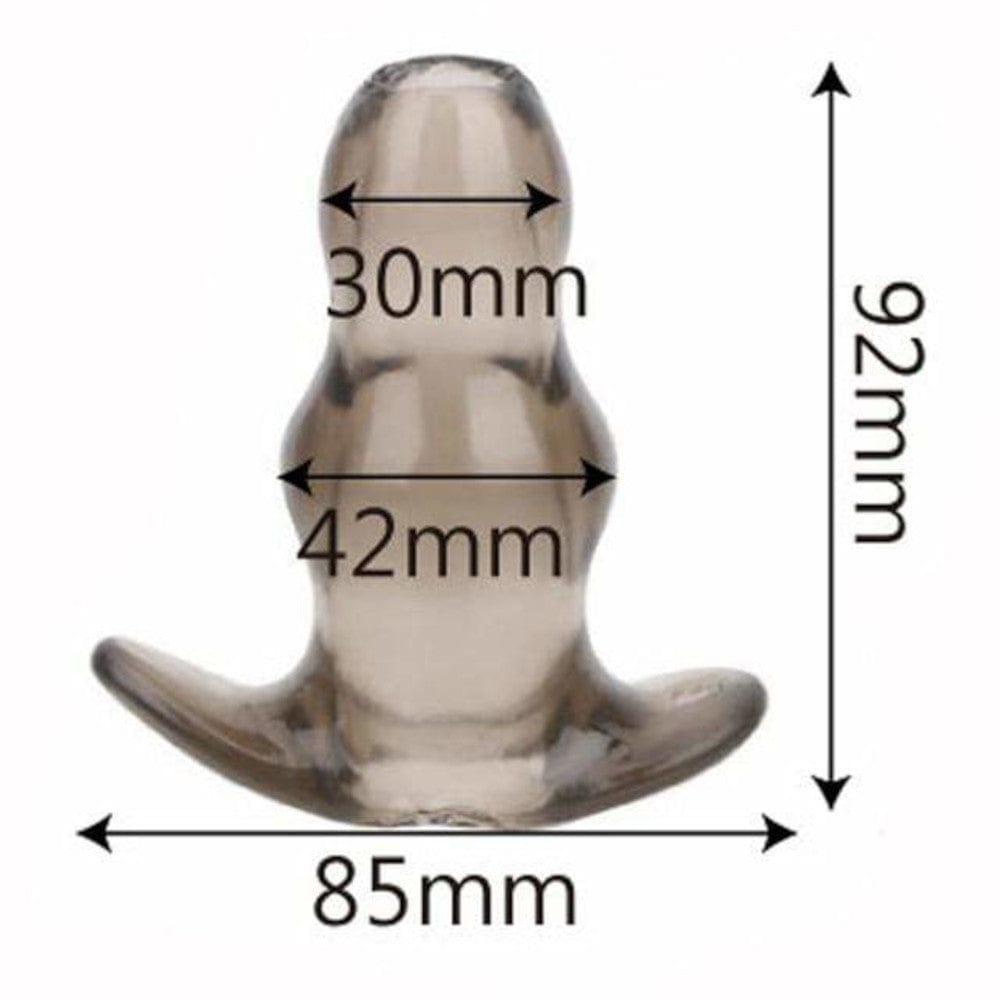 Here is an image of Bulky Tunnel Anal Plug 2.76 to 4.09 Inches Long perfect for intimate play.