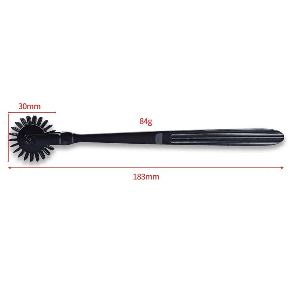 Check out an image of Sensual Tease Wartenberg Neurological Pinwheel, crafted from rust-resistant stainless steel for safe and sensational sensory exploration.