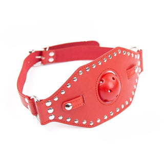 Studded Leather Gag Ball