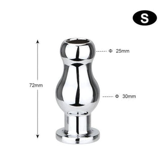 Flawless Stainless Steel Hollow Plug