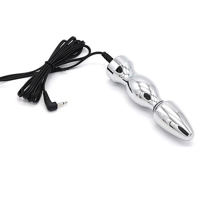 This is an image of Kinky Double Play Electrosex Wand for effortless gliding and temperature play.