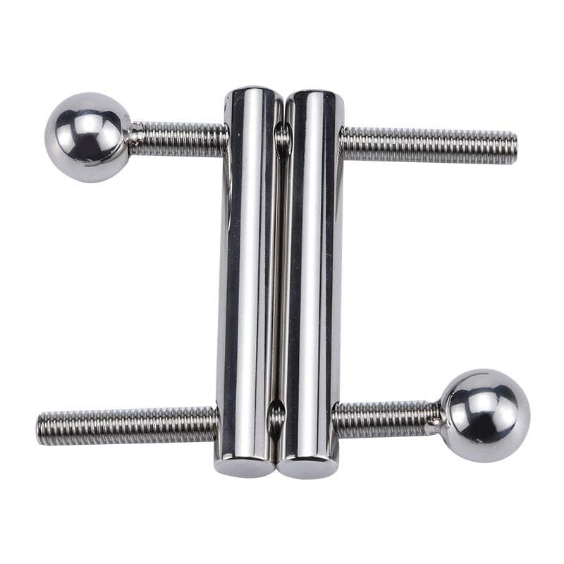 11.81-inch chain with adjustable weight options for customizable cock and ball torture.