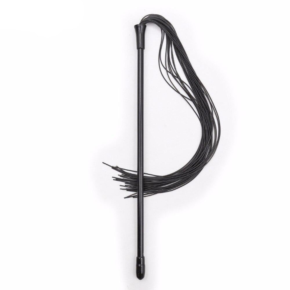 This is an image of the 19.69 inch long Bondage Fetish Silicone Whip designed for tantalizing pleasure.
