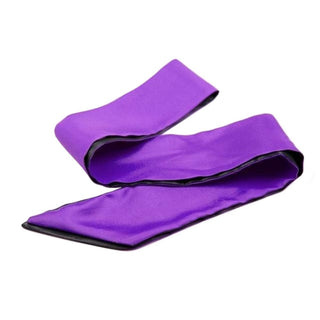 This is an image of Classic Silk Sex Blindfold, crafted from nylon for a lustrous sheen of silk without potential allergies.