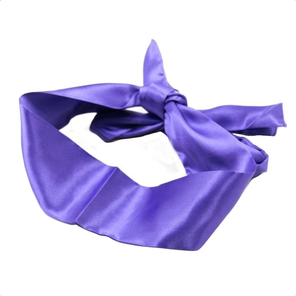 Enhance your sensory adventure with the Classic Silk Sex Blindfold in violet color, transforming ordinary encounters into extraordinary experiences.