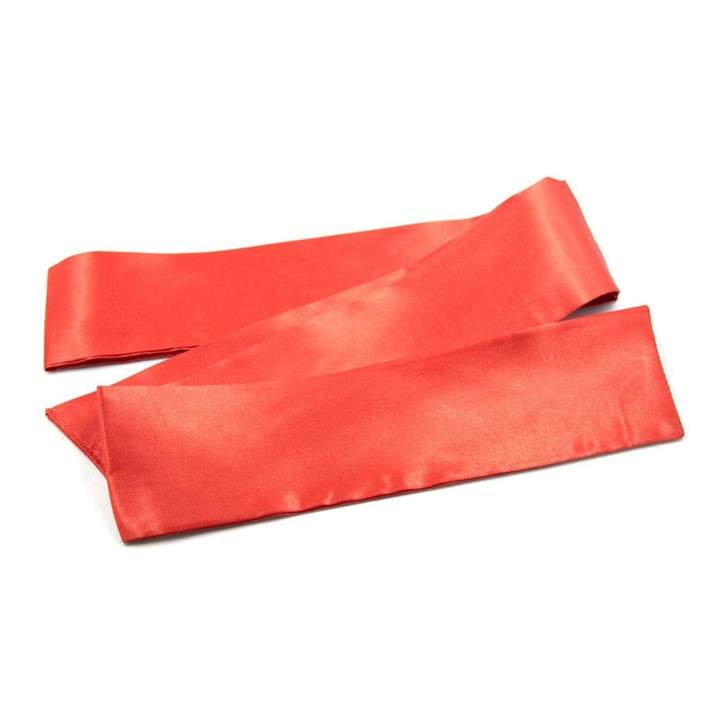 In the photograph, you can see an image of Classic Silk Sex Blindfold in orange color, providing a gentle caress that is sure to ignite passion.