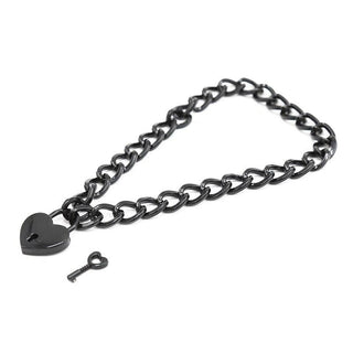 Iron chain necklace for enhancing intimate moments with strength and safety.