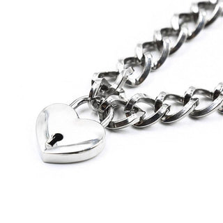 Thick Chain Heart Lock Necklace as a tangible reminder of shared love and connection.