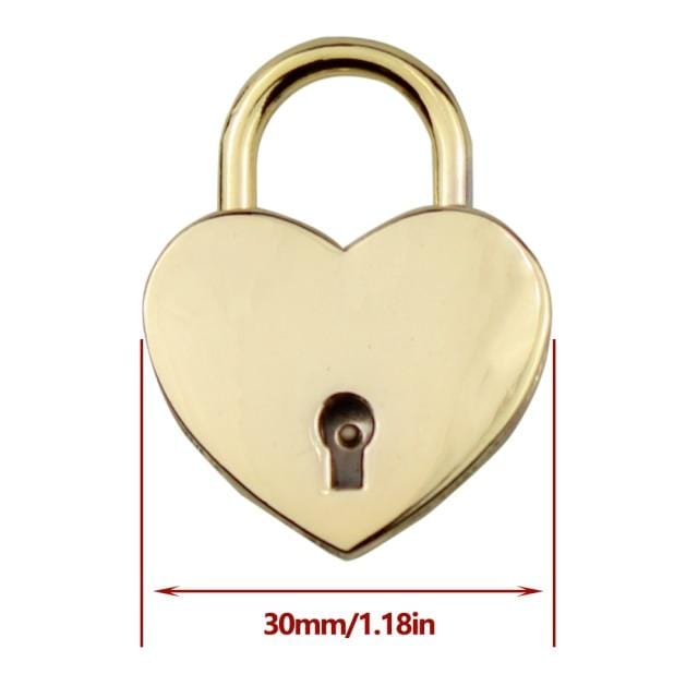 Heart Pad Lock Pendant, a statement piece for adventurous spirits, adding intrigue to intimate moments.