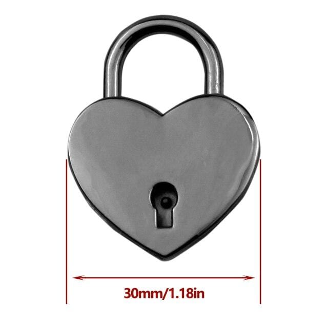 Metal Heart Pad Lock Pendant crafted for comfort and safety, with a luxurious feel and easy cleaning.