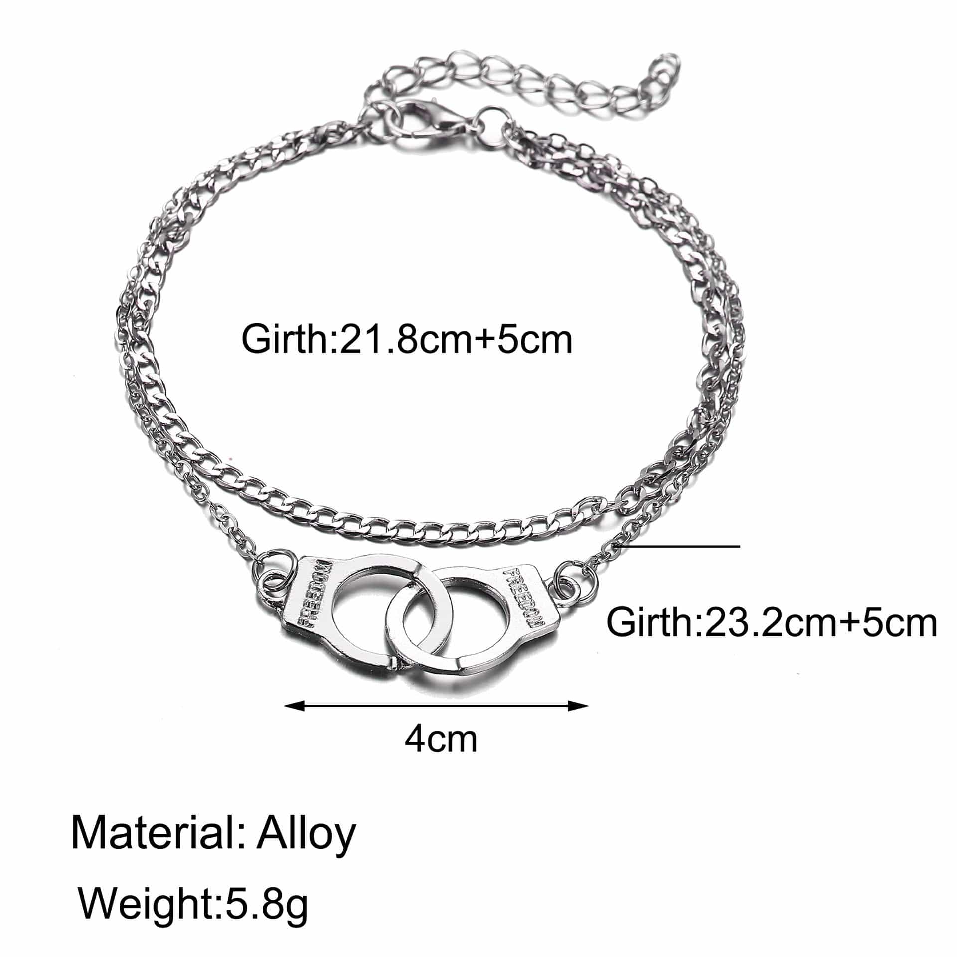 Featuring an image of a hypoallergenic zinc alloy anklet from Miss JQ, crafted for comfort and style, suitable for sensitive skin.