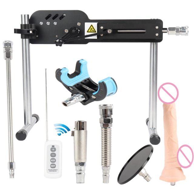 This is an image of the T-Rod stand of Pleasure Package Adult Sex Machines with dimensions 12.20 x 7.68 x 0.79 inches.